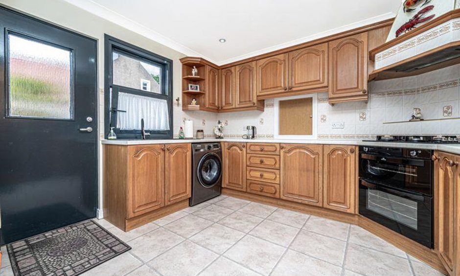 Kitchen of Kinghorn villa.