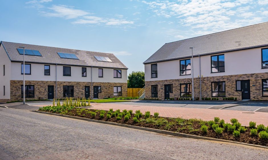 The affordable homes at Viewforth in Kirkcaldy