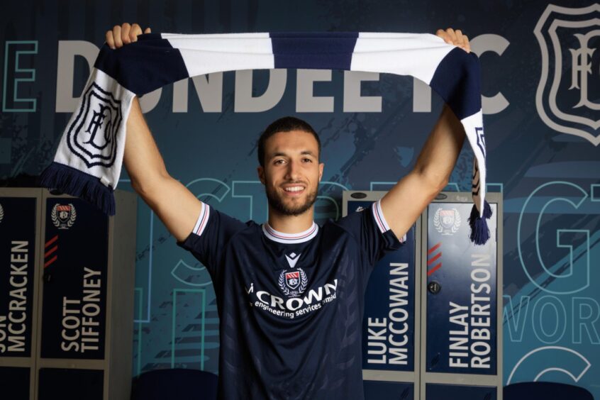 Ziyad Lerkeche is Dundee's latest recruit. Image: David Young