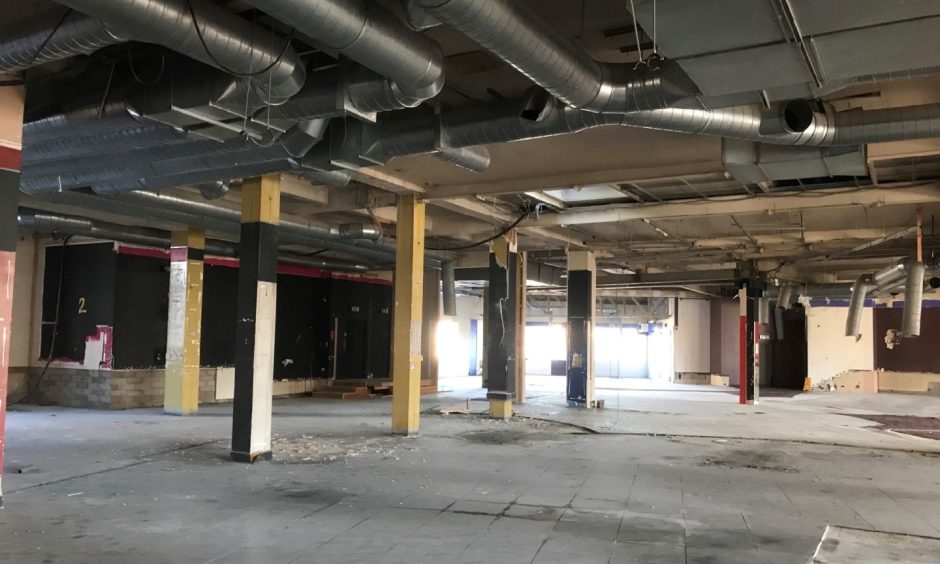 Inside former Dundee Post Office.