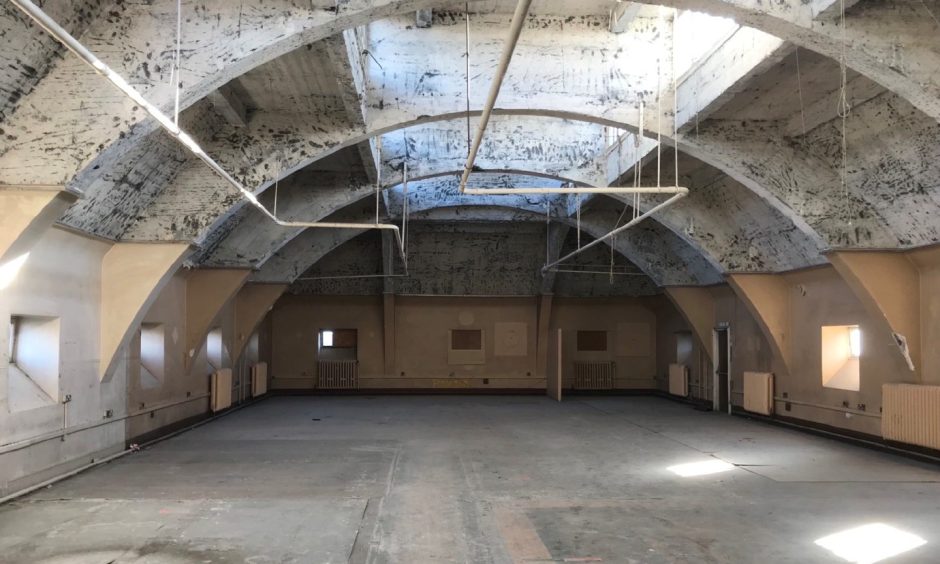 Inside former Dundee Post Office.