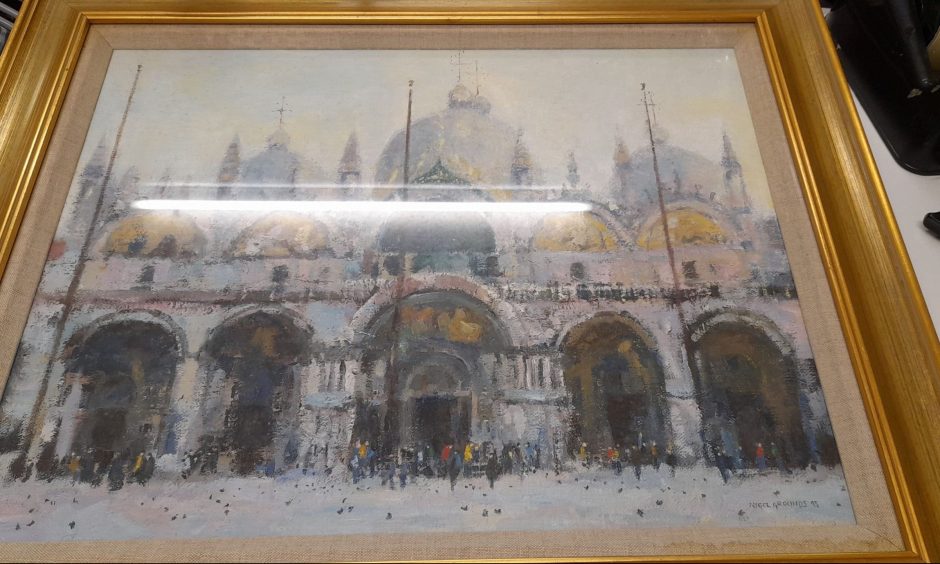 The Basilica San Marco painting.