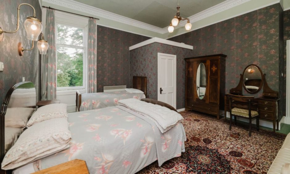 Bedroom at Rosely Country House Hotel in Angus.