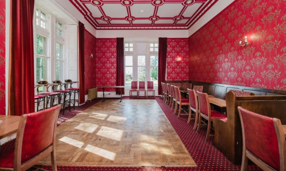 Games room at Rosely Country House Hotel in Angus.