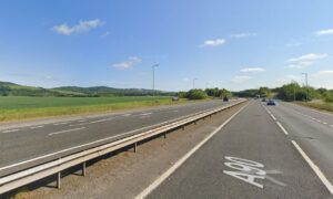 A90 near Inchture.