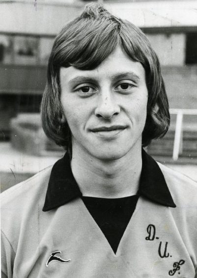 A head and shoulders shot of Paul Sturrock in his Dundee United FC kit