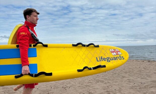 Lifeguard Callum McDonald.