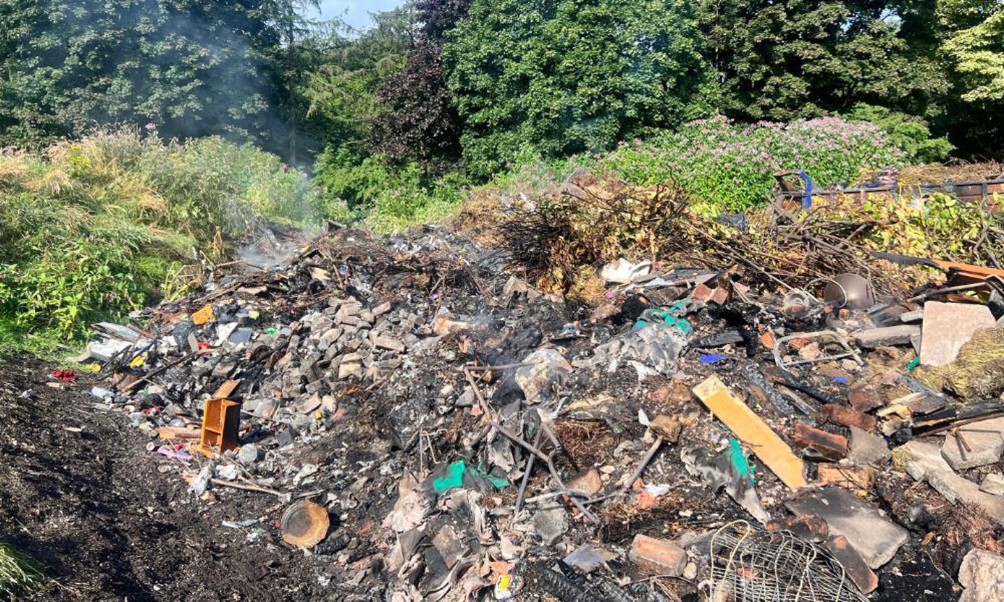 Crews tackle threehour rubbish fire at Camperdown Park