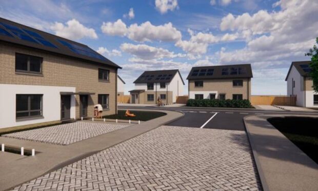To go with story by Laura Devlin. Plans submitted for Clepington Road housing development  Picture shows; CGI impression of how the proposed Clepington Road development could look. . N/A. Supplied by Wellwood Leslie Architects Date; Unknown