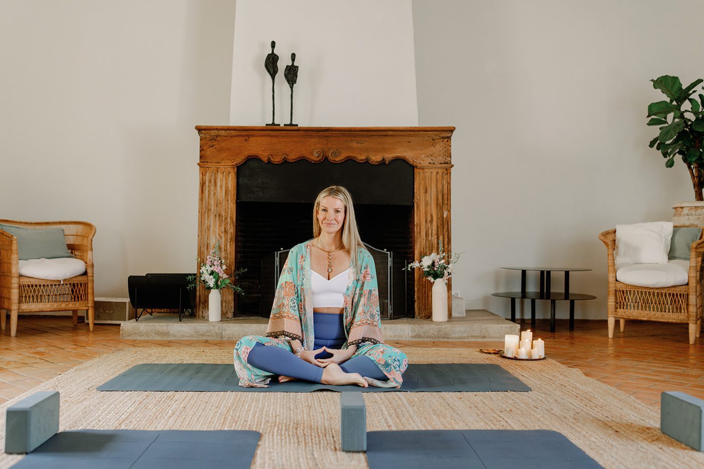 Yoga practitioner Kelly Hillard owns Studio Orenda