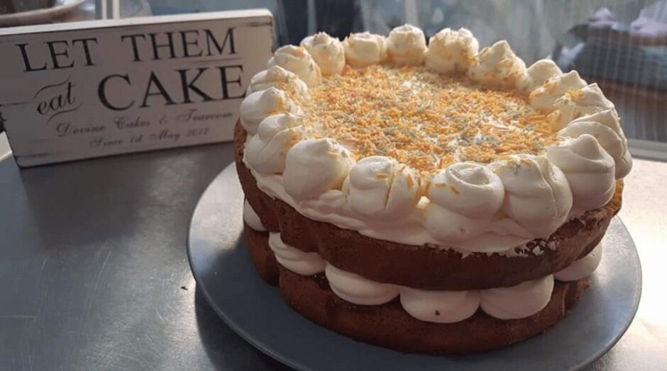 Devine Cakes and Tearoom in Glenrothes serves homemade bakes. 