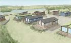 An artist's impression of how the Fife holiday park will look