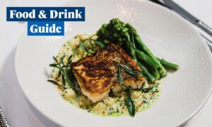 The North Sea hake with purple sprouting broccoli from Balbirnie House hotel, just outside of Glenrothes. Image: Lifetime Photography.