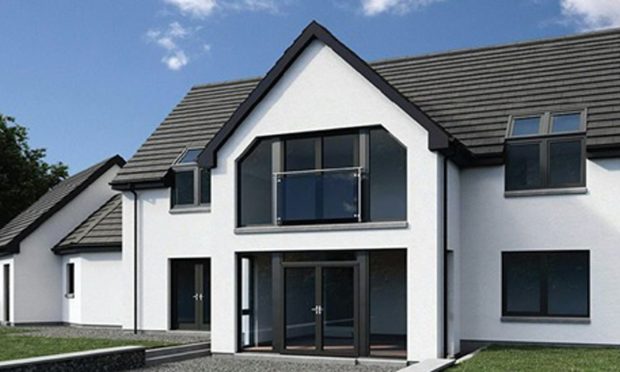 The type of home which is planned for the Lour Road site in Forfar. Image: Cullross/Scotframe