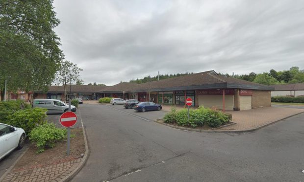 The Cadham Centre shops off Huntsman's Road.