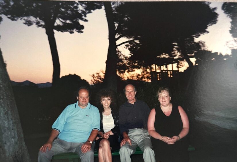 Gordon and Elaine with Gordon's brother Norman and his wife Sylvia