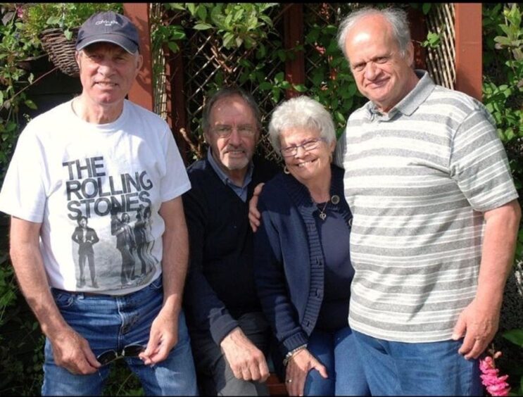 Gordon Bray with his brothers Norman and George and sister Elizabeth.