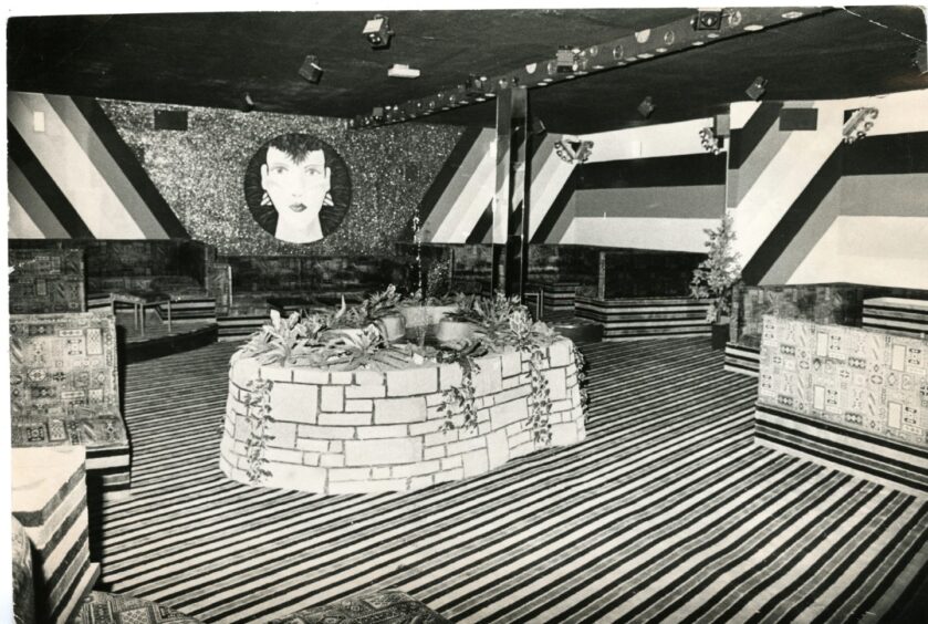 The inside of The Fountain Disco 