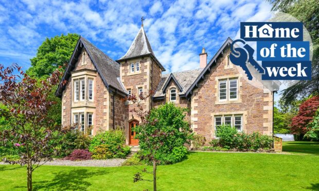 Drummond Lodge is one of the finest homes in Callander. Image: Savills.