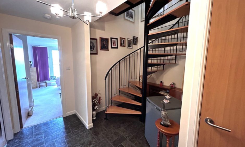 Entrance hallway of Monart Road penthouse, Perth.