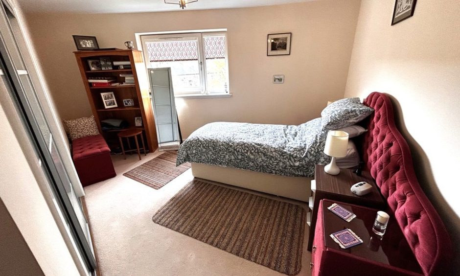 Bedroom at Monart Road penthouse, Perth.