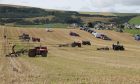 Six Nations ploughing action in Wormit, Fife.