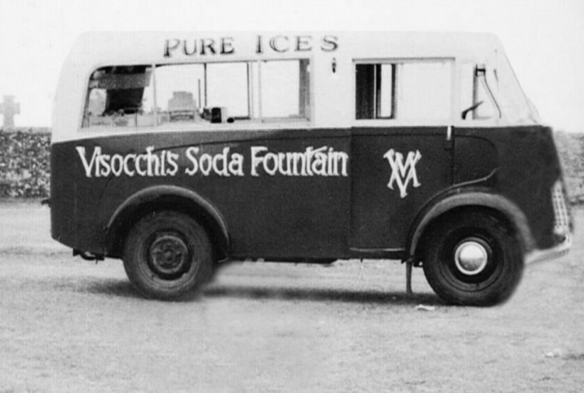 Visocchi's ice cream van used in the 1960s and 1970s.