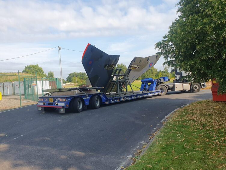 Jaguar GR1 bound for Montrose air station.