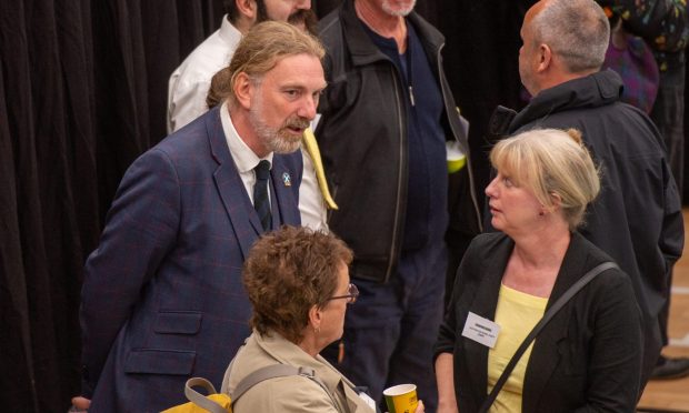 Chris Law held onto Dundee Central for the SNP. Image: Kim Cessford/DC Thomson.