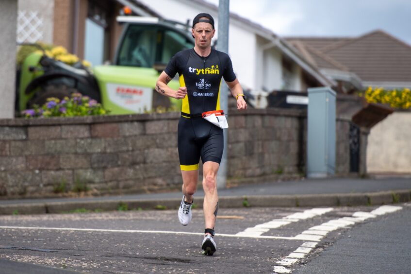 Action shots from Forfar triathlon.