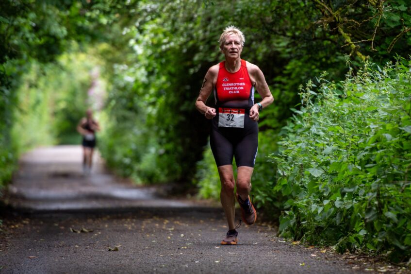 Action shots from Forfar triathlon.