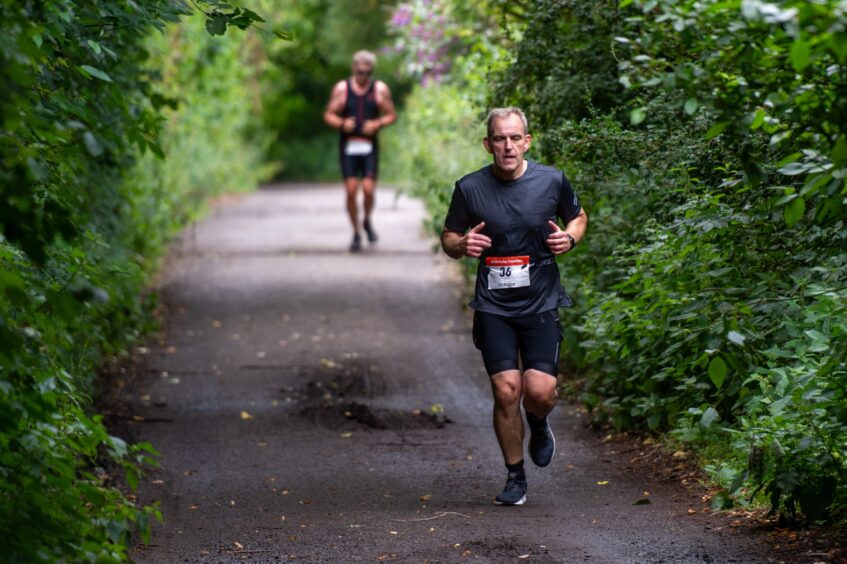 Action shots from Forfar triathlon.