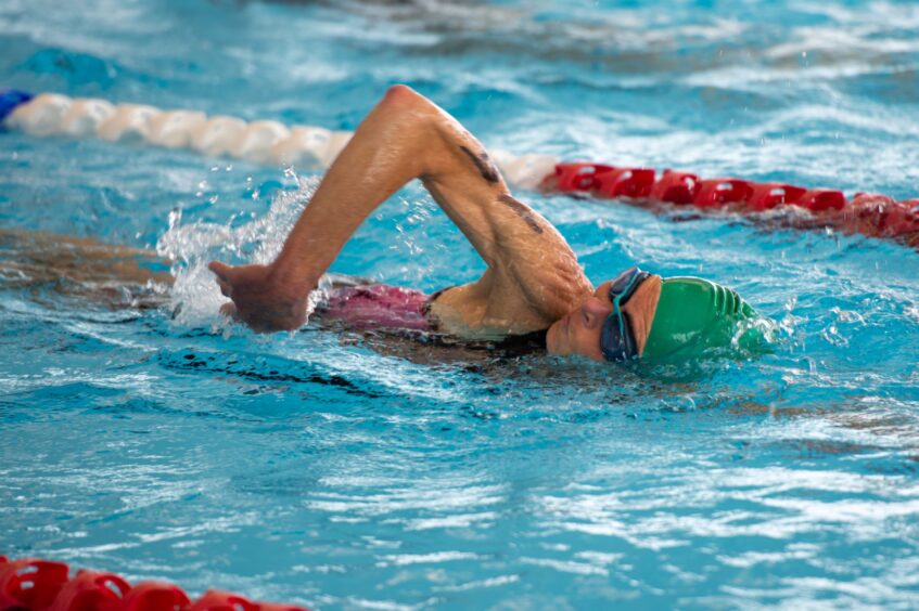 Action shots from Forfar triathlon.