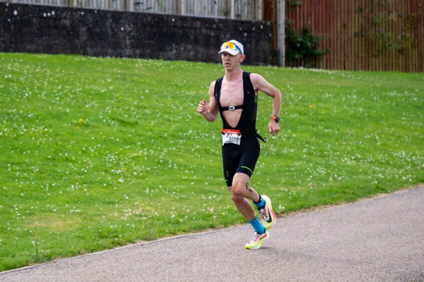 Action shots from Forfar triathlon.