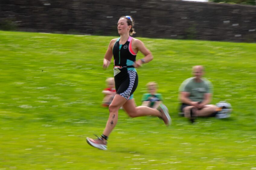 Action shots from Forfar triathlon.