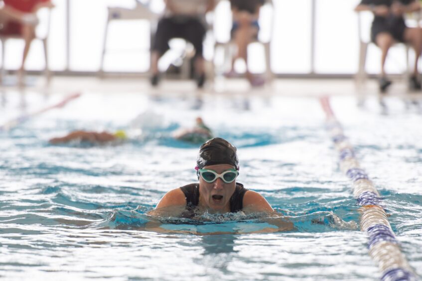 Action shots from Forfar triathlon.