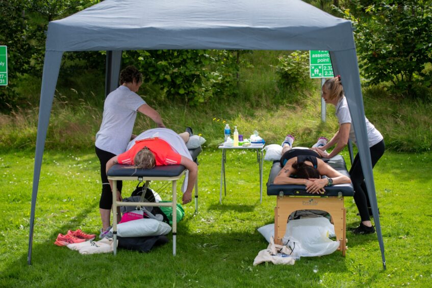 Action shots from Forfar triathlon.