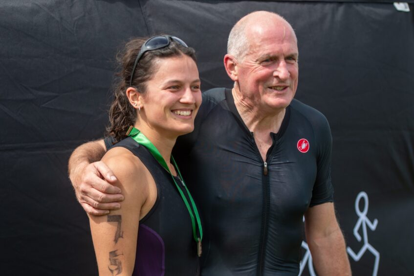 Action shots from Forfar triathlon.