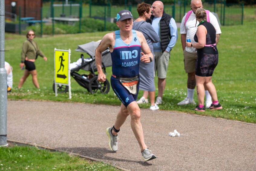 Action shots from Forfar triathlon.