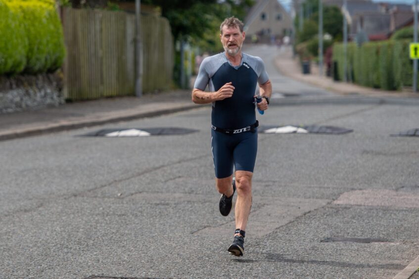 Action shots from Forfar triathlon.