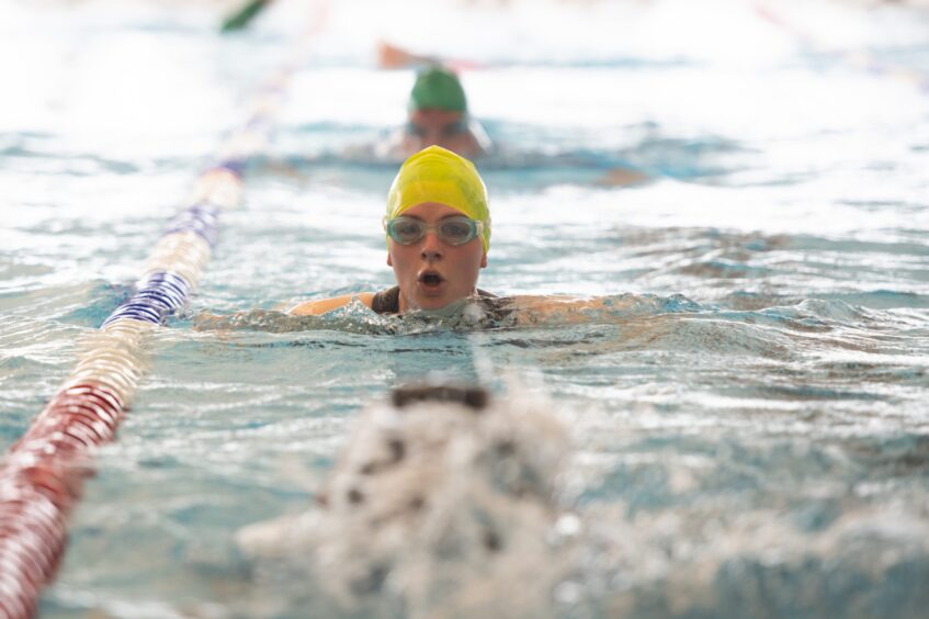 Action shots from Forfar triathlon.