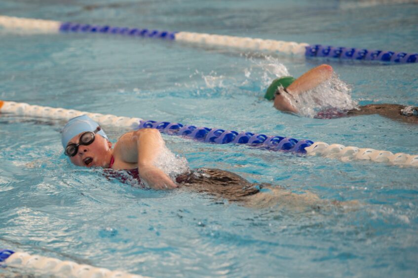 Action shots from Forfar triathlon.