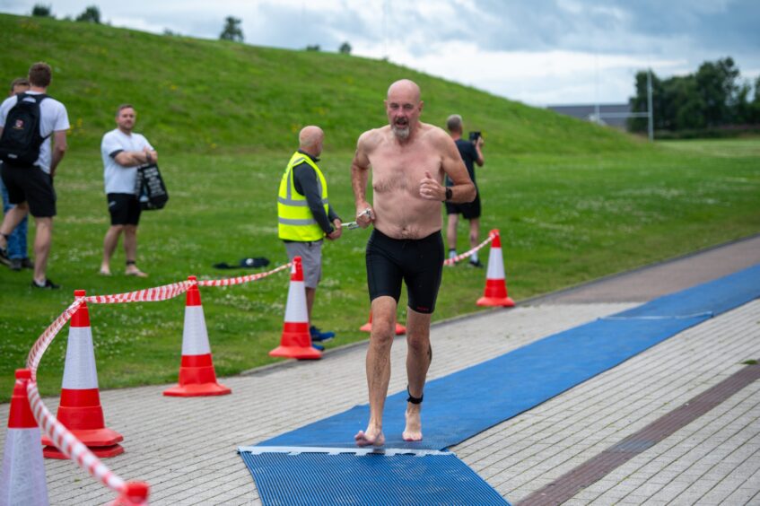 Action shots from Forfar triathlon.