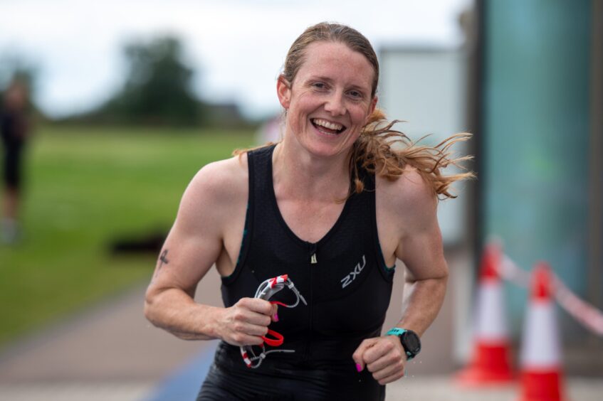 Action shots from Forfar triathlon.