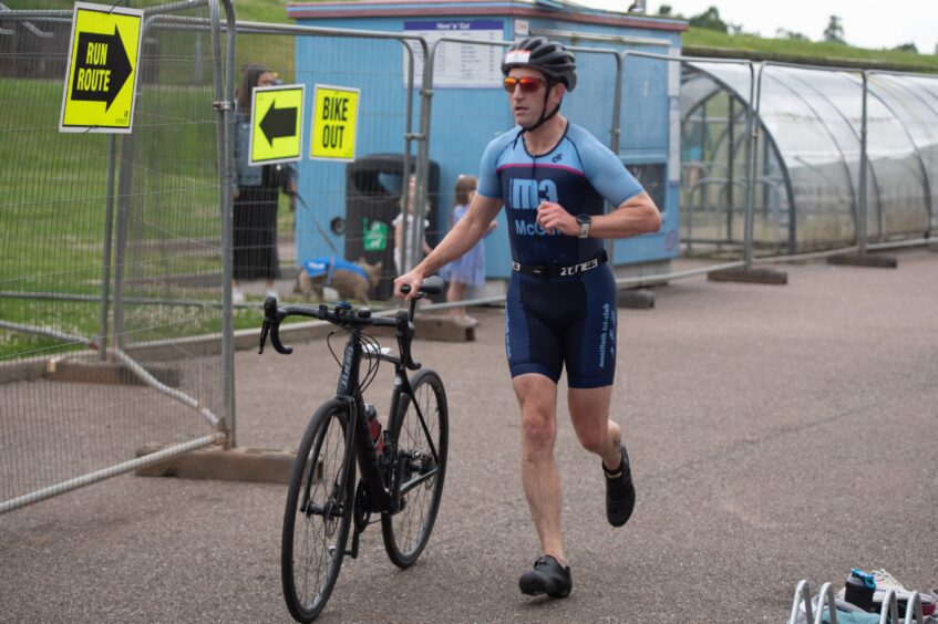 Action shots from Forfar triathlon.