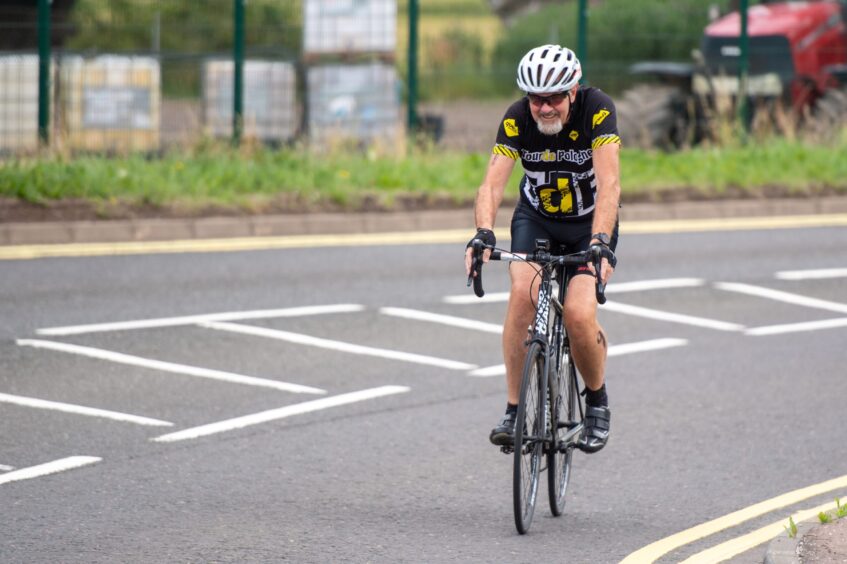 Action shots from Forfar triathlon.