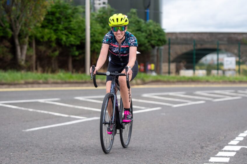 Action shots from Forfar triathlon.