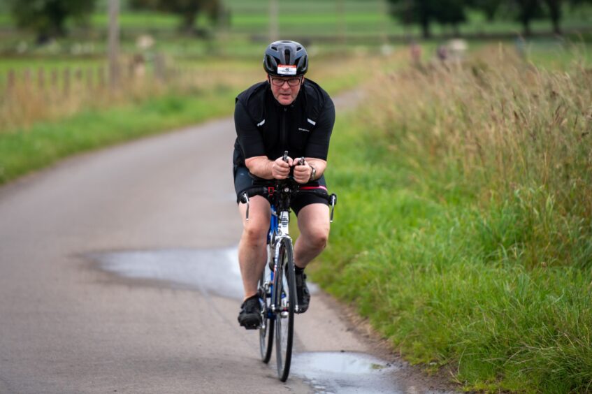 Action shots from Forfar triathlon.