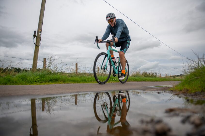 Action shots from Forfar triathlon.