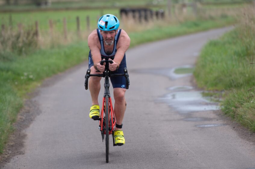 Action shots from Forfar triathlon.